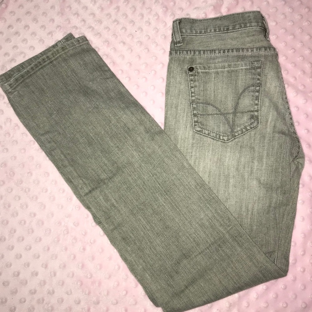 giordano gray slim jeans